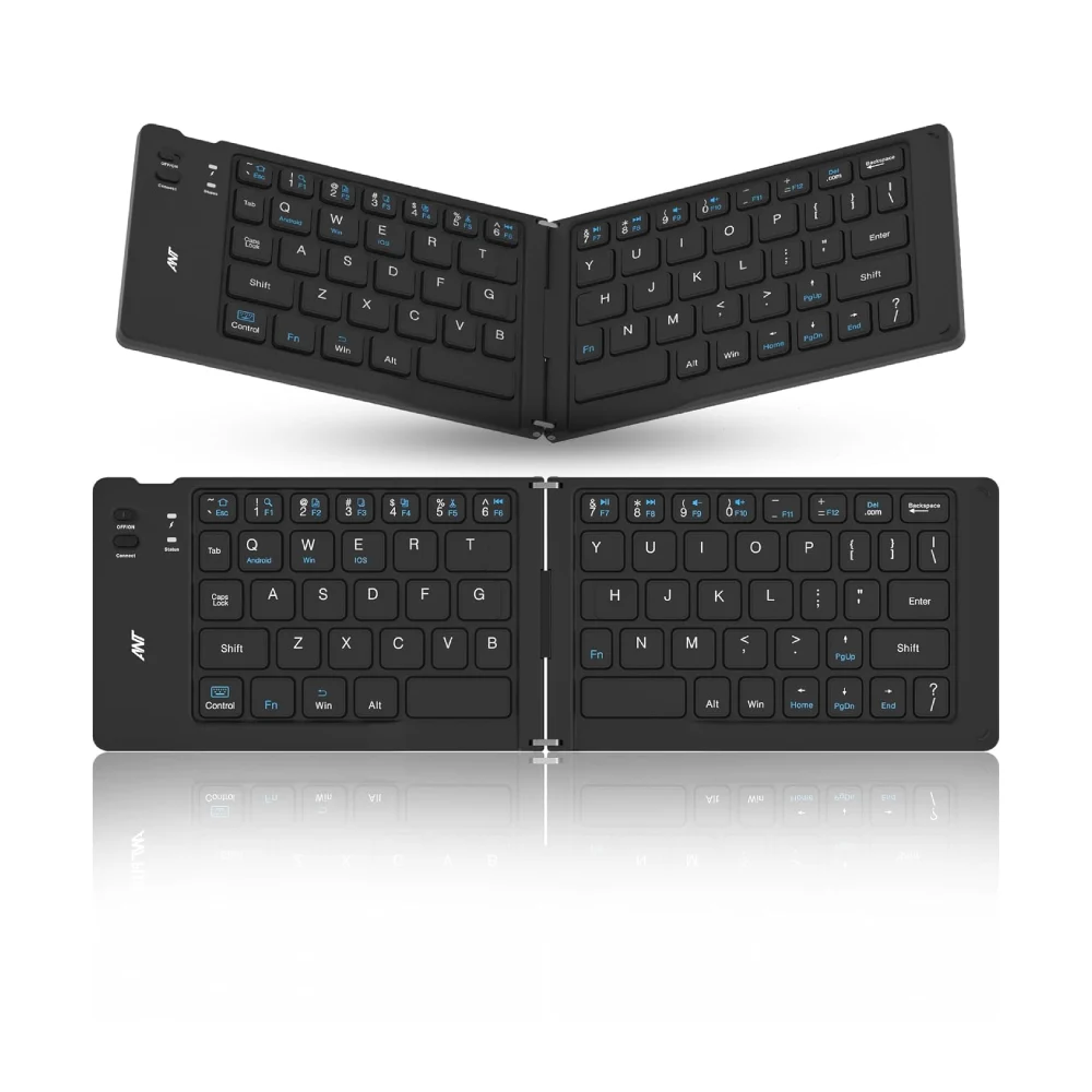 ANT Wireless Bluetooth Keyboard Foldable Ergonomic WK150 view 2